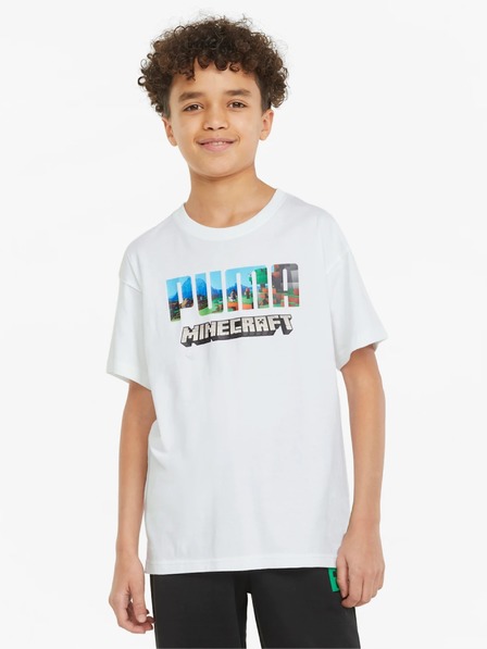 Puma Puma x Minecraft Kinder  T‑Shirt