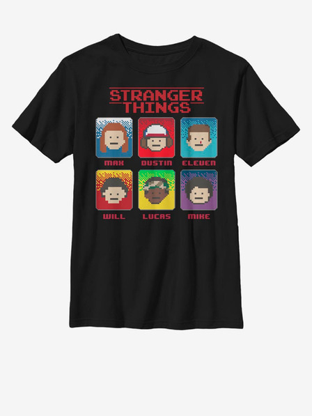 ZOOT.Fan Netflix 8 Bit Stranger Kinder  T‑Shirt